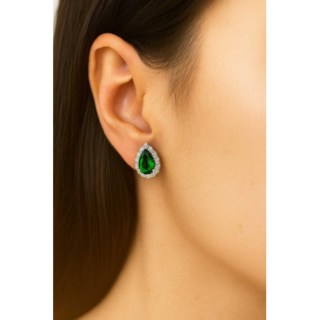 Σκουλαρίκια ροζέτα από ασήμι 925 SILVENZA