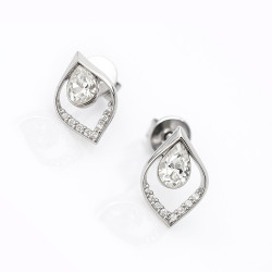 Σκουλαρίκια από ασήμι 925 SILVENZA