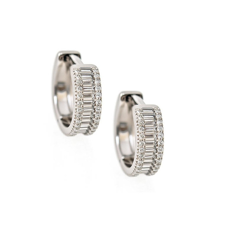 Σκουλαρίκια κίρκοι μικροί από ασήμι 925 SILVENZA