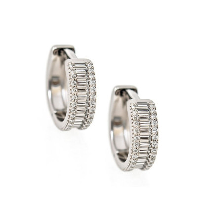 Σκουλαρίκια κίρκοι μικροί από ασήμι 925 SILVENZA