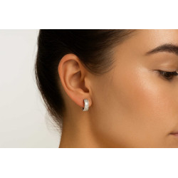 Σκουλαρίκια κίρκοι μικροί από ασήμι 925 SILVENZA