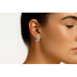 Σκουλαρίκια κίρκοι μικροί από ασήμι 925 SILVENZA