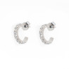 Σκουλαρίκια κίρκοι μικροί από ασήμι 925 SILVENZA