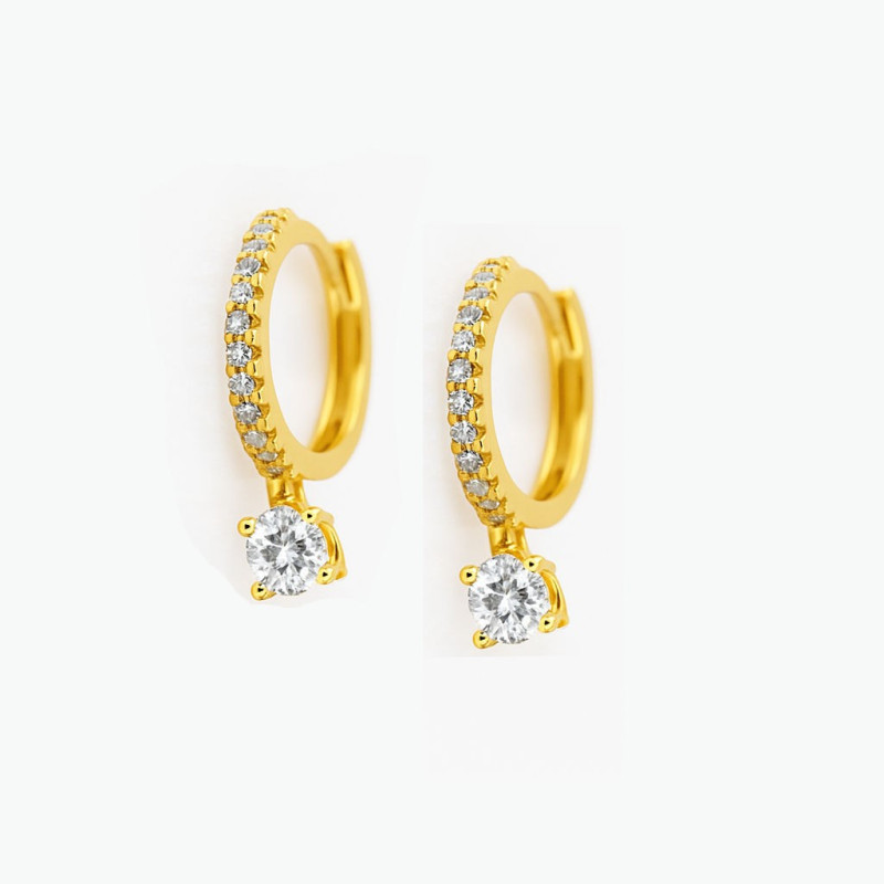 Σκουλαρίκια κίρκοι μικροί από ασήμι 925 SILVENZA