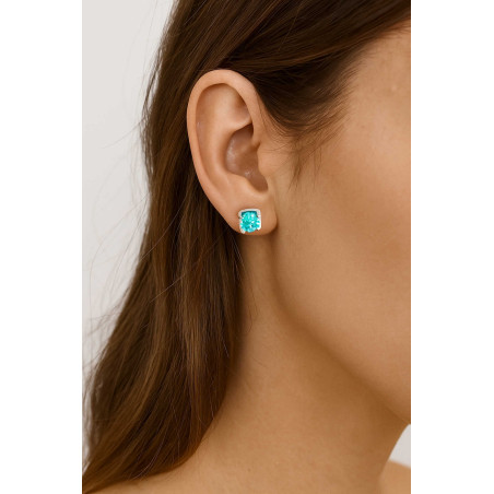 Σκουλαρίκια ροζέτα από ασήμι 925 SILVENZA