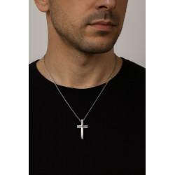 Σταυρός από ανοξείδωτο ατσάλι της Lotus Style