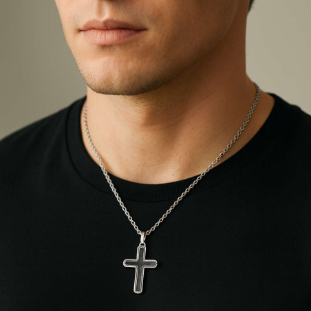 Σταυρός από ανοξείδωτο ατσάλι της Lotus Style