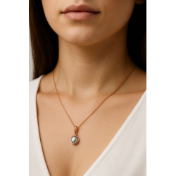 Κολιέ από ασήμι 925 ροζ χρυσό  VOGUE