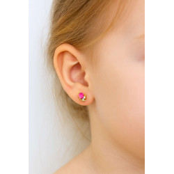 Σκουλαρίκια παπάκι από Χρυσό 9 Καρατίων