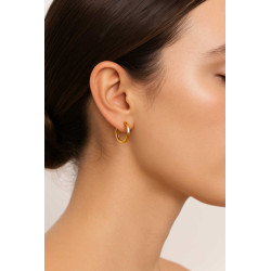Σκουλαρίκια κρικάκια μικρά γυναικεία Χρυσό απο 14 Καρατίων