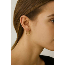 Σκουλαρίκια Κρίκοι απο 14 Καρατίων