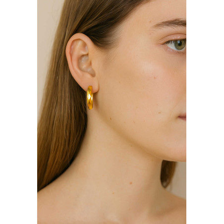 Σκουλαρίκια Κρίκοι από Χρυσό 14 Καρατίων