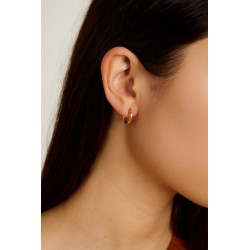 Σκουλαρίκια Κρίκοι από Χρυσό 14 Καρατίων