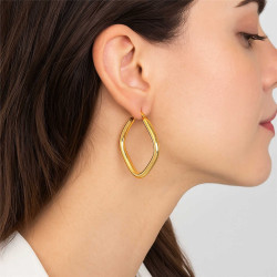 Σκουλαρίκια Κρίκοι από Χρυσό 14 Καρατίων