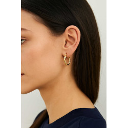 Σκουλαρίκια Κρίκοι από Χρυσό 14 Καρατίων