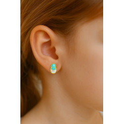 Σκουλαρίκια παιδικά  απο χρυσό 14 Καρατίων