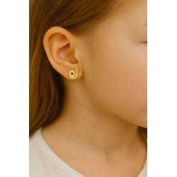 Σκουλαρίκια σαλιγκαράκι από Χρυσό 14 Καρατίων