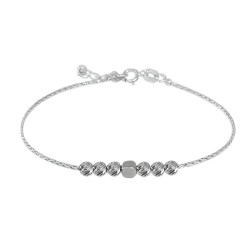 Βραχιολι Λευκόχρυσο 14 καρατίων