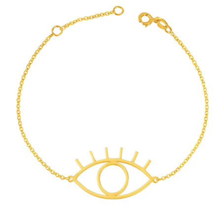 Βραχιόλι χρυσός 14 καρατίων μάτι