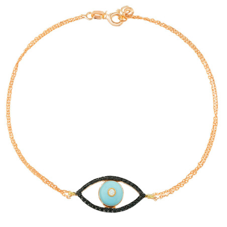 Βραχιόλι Ροζ χρυσός 9 καρατίων