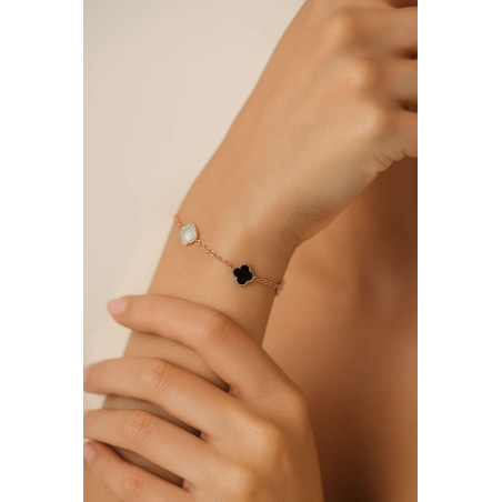 Βραχιόλι λευκόχρυσος 14 καρατίων