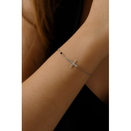 Βραχιόλι λευκόχρυσο 14 καρατίων