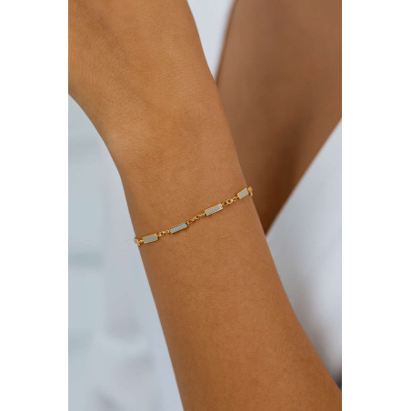 Βραχιόλι χρυσός 14 καρατίων με φίλντισι