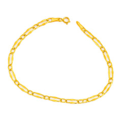 Βραχιόλι χειροπέδα χρυσό 14 καρατίων