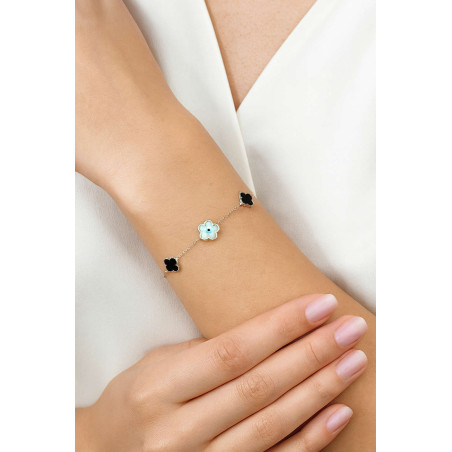 Βραχιόλι λευκόχρυσος 14 καρατίων