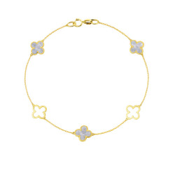 Βραχιόλι χρυσός 14 καρατίων με σταυρουδάκια