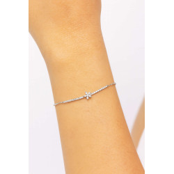 Βραχιόλι λευκόχρυσο 14 καρατίων