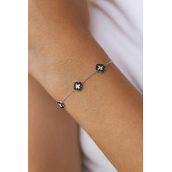 Βραχιόλι λευκόχρυσο 14 καρατίων