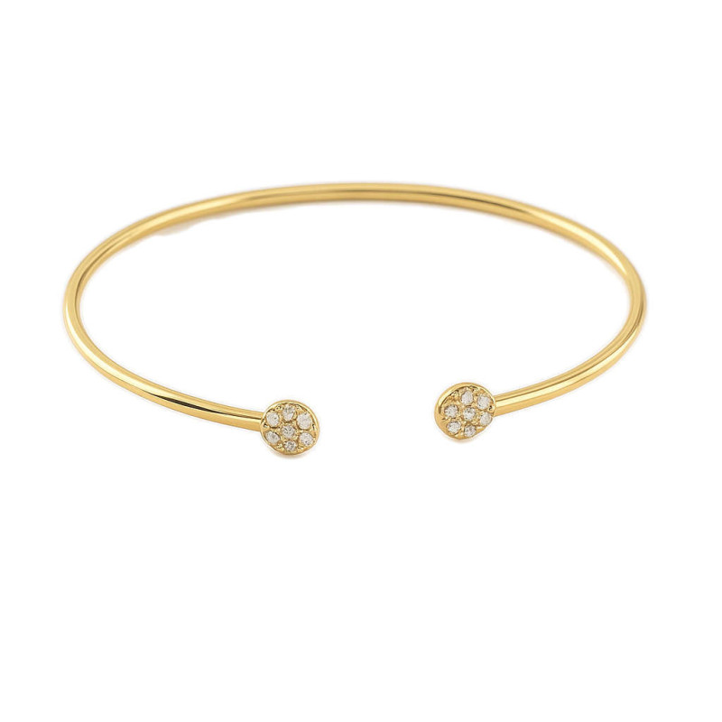 Βραχιολι χειροπέδα χρυσό 14 καρατίων