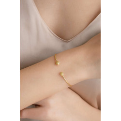 Βραχιολι χειροπέδα χρυσό 14 καρατίων