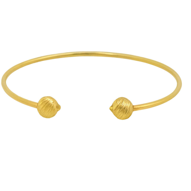 Βραχιολι χειροπέδα χρυσό 14 καρατίων