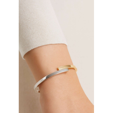 Βραχιόλι χειροπέδα χρυσό 9 καρατίων