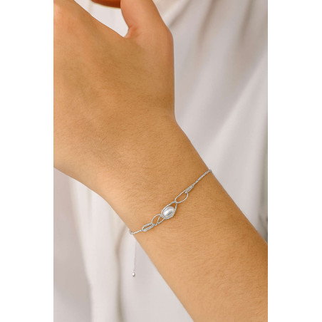 Βραχιολι λευκόχρυσο 14 καρατίων