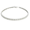 Βραχιόλι ριβιέρα από λευκόχρυσο 14 καρατίων