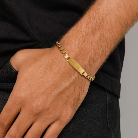 Βραχιόλι χειροπέδα Λευκόχρυσο 14 καρατίων