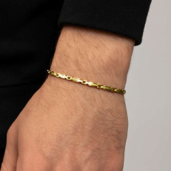 Βραχιόλι Χειροπέδα Χρυσό 14 Καρατιών