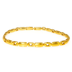 Βραχιόλι Χειροπέδα Χρυσό 14 Καρατιών