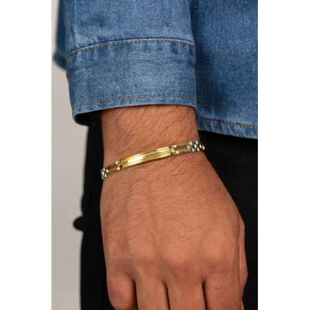 Βραχιόλι Χειροπέδα Χρυσό 14 Καρατιών