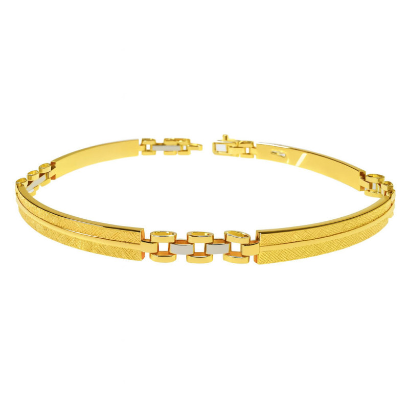 Βραχιόλι Χειροπέδα Χρυσό 14 Καρατιών
