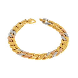 Βραχιόλι χειροπέδα χρυσό 14 καρατίων