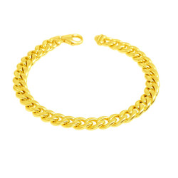 Βραχιόλι χειροπέδα χρυσό 14 καρατίων