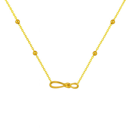 Κολιέ άπειρο Χρυσό 14 καρατίων