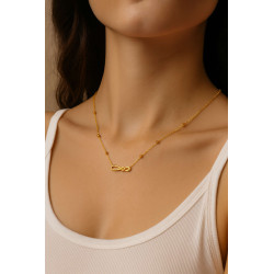 Κολιέ καρδούλες Χρυσό 14 καρατίων