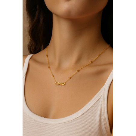 Κολιέ καρδούλες Χρυσό 14 καρατίων