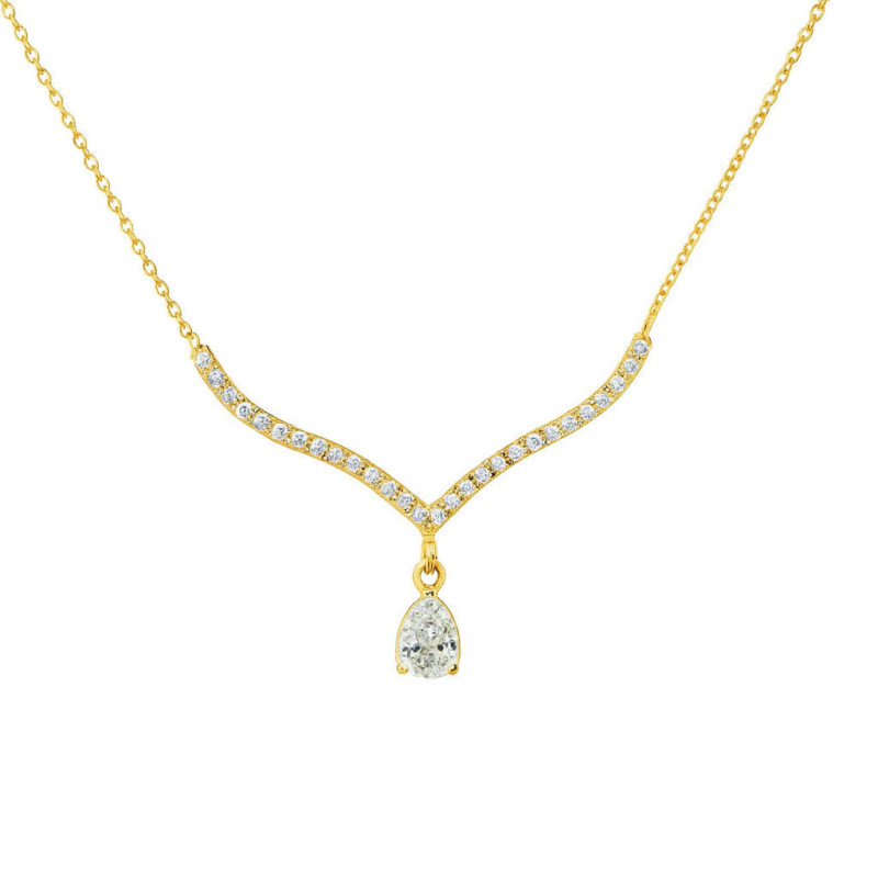 Κολιέ δάκρυ Χρυσό 14 καρατίων