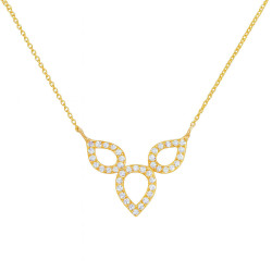 Κολιέ δάκρυ Χρυσό 14 καρατίων